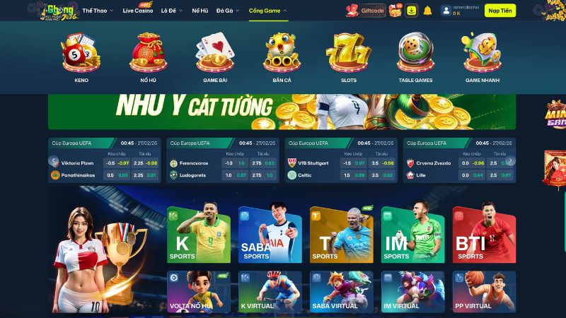 Từng thể loại trò chơi tại Gbong, có hướng dẫn cách chơi chi tiết