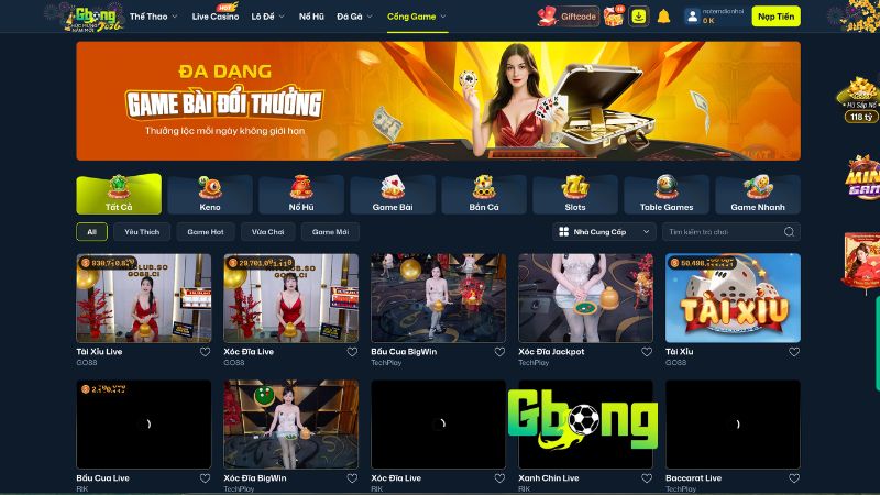 Khám Phá Thế Giới Game Cá Cược Đỉnh Cao Tại Gbong